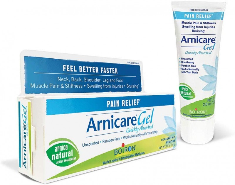 Gel arnica pour les blessures et douleurs du sportif