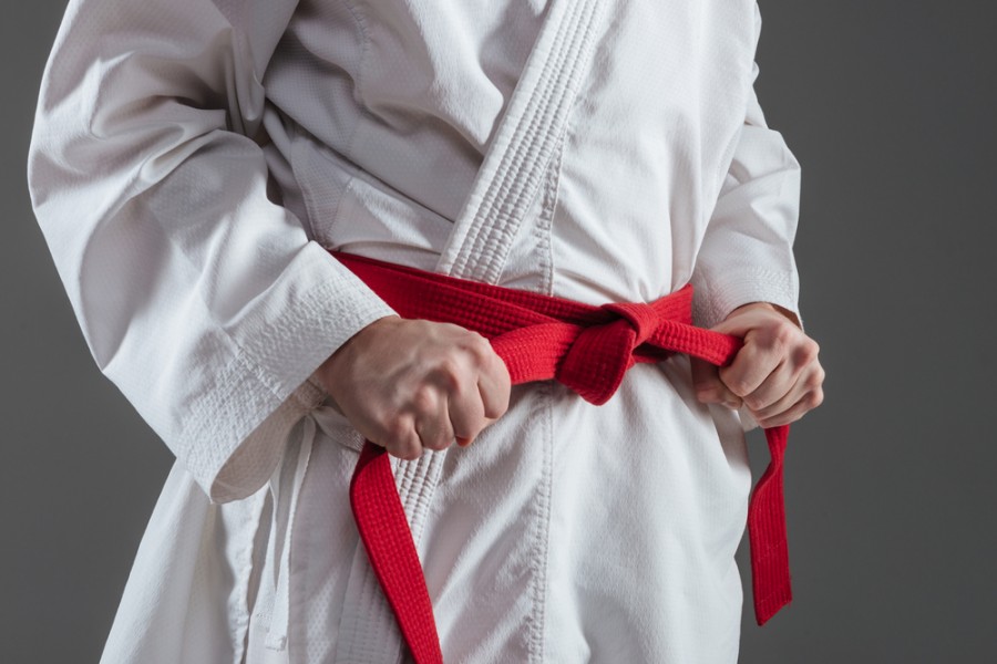 C'est quoi la ceinture rouge au judo ?